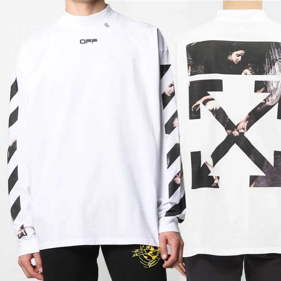 Off-White  |Crew Neck Pullovers Unisex Street Style Long Sleeves Plain