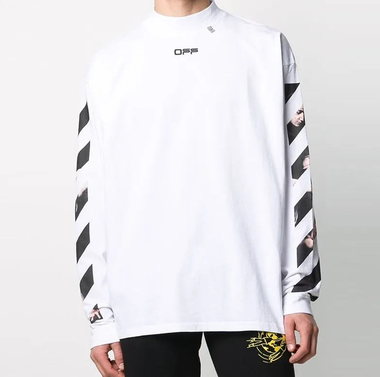 Off-White  |Crew Neck Pullovers Unisex Street Style Long Sleeves Plain