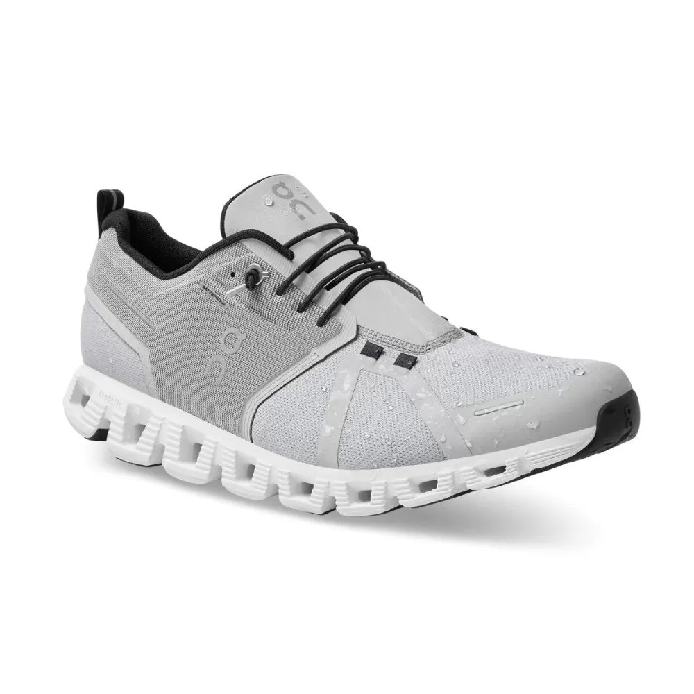 On Men's Cloud 5 Waterproof - Glacier/White