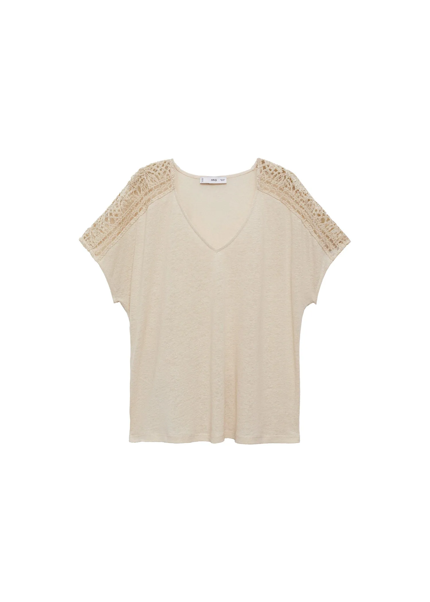 Openwork details T-shirt