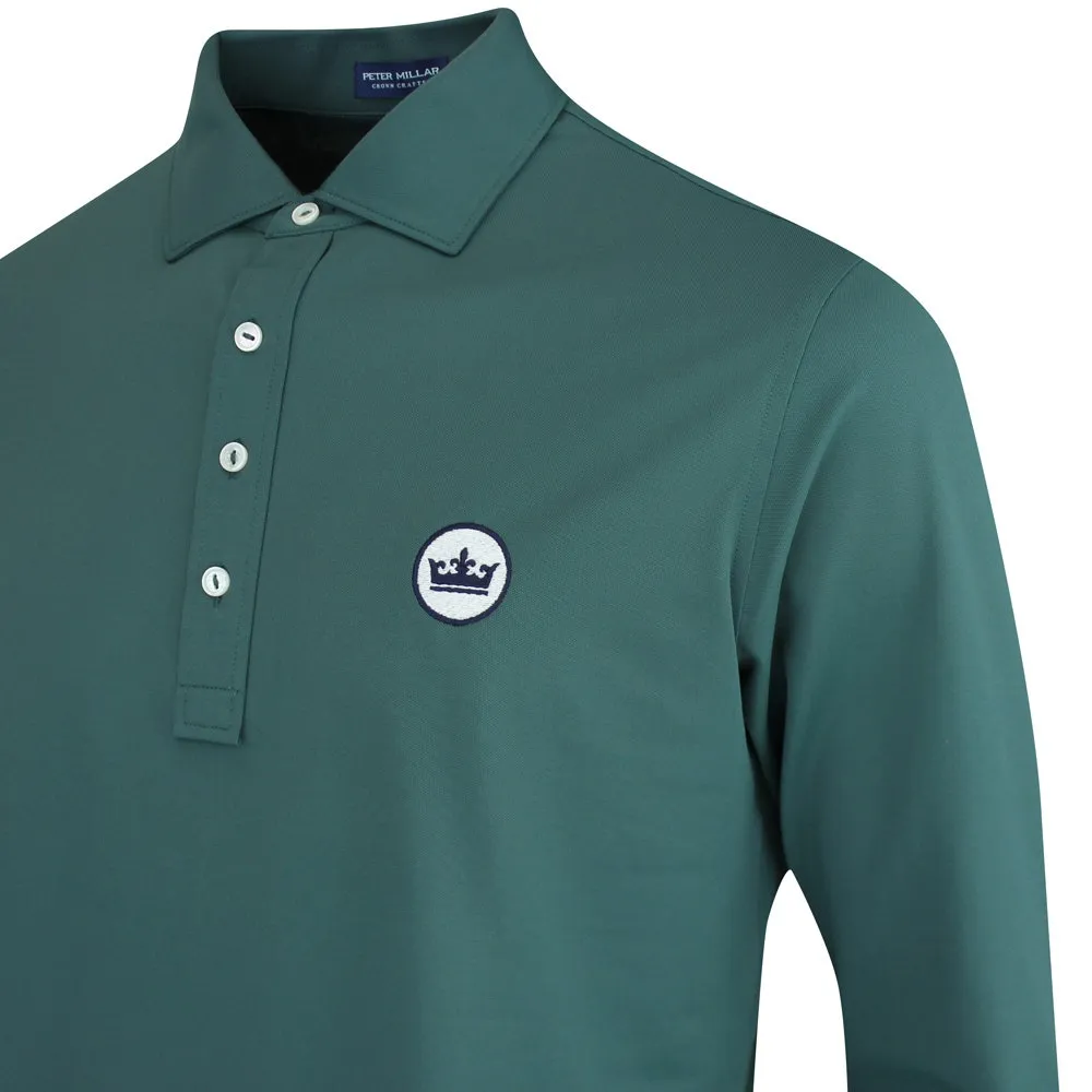 Peter Millar Golf Shirt - Soul LS Performance Polo - Lacinato AW24