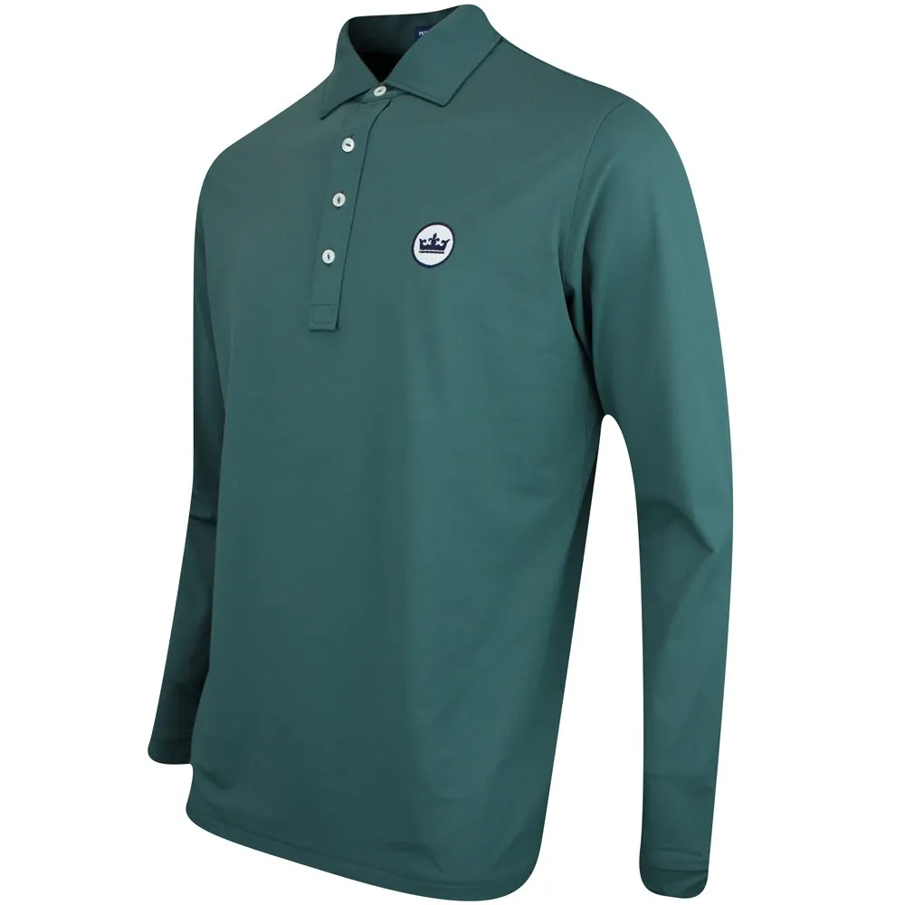 Peter Millar Golf Shirt - Soul LS Performance Polo - Lacinato AW24