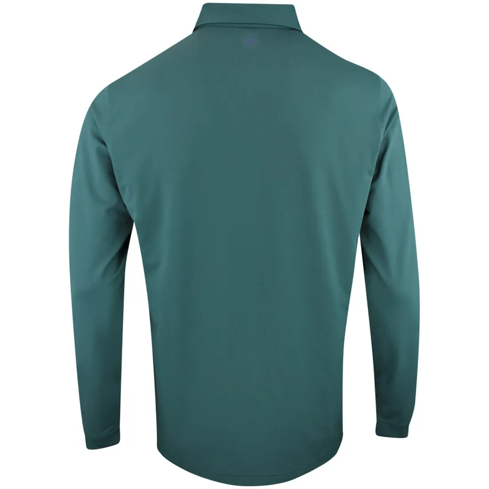 Peter Millar Golf Shirt - Soul LS Performance Polo - Lacinato AW24