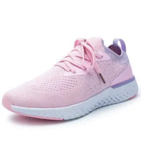 Pink flyknit casual pattern texture shoe sneaker