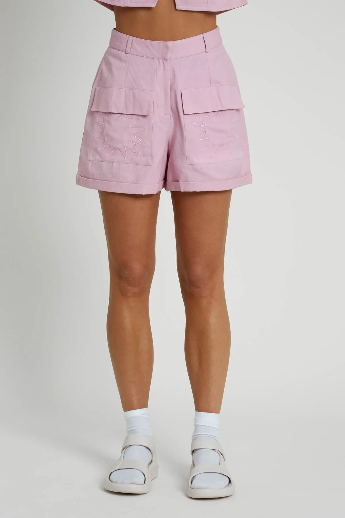 PRITA LINEN SHORT