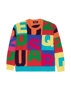 Pullover Dsquared2 bimbo DQ1723D0A51 multicolor