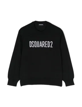 Pullover Dsquared2 bimbo DQ1724D003F nero