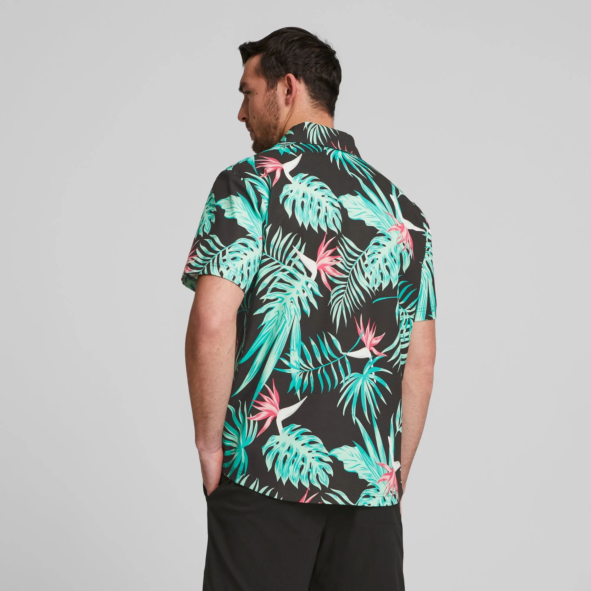 Puma x PTC Paradise Button Down Golf Shirt