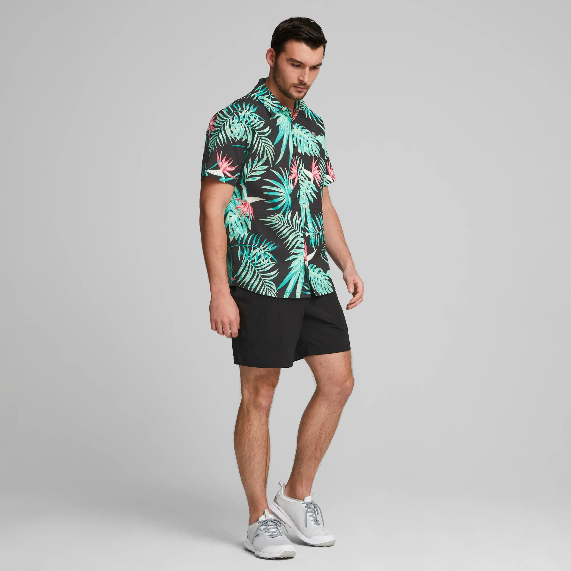 Puma x PTC Paradise Button Down Golf Shirt