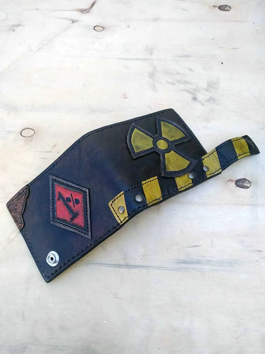 Radioactive Leather Man's Wallet