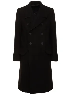 Rick Owens   Officer double breasted wool coat 