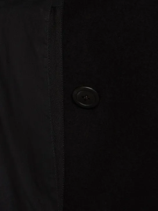 Rick Owens   Officer double breasted wool coat 