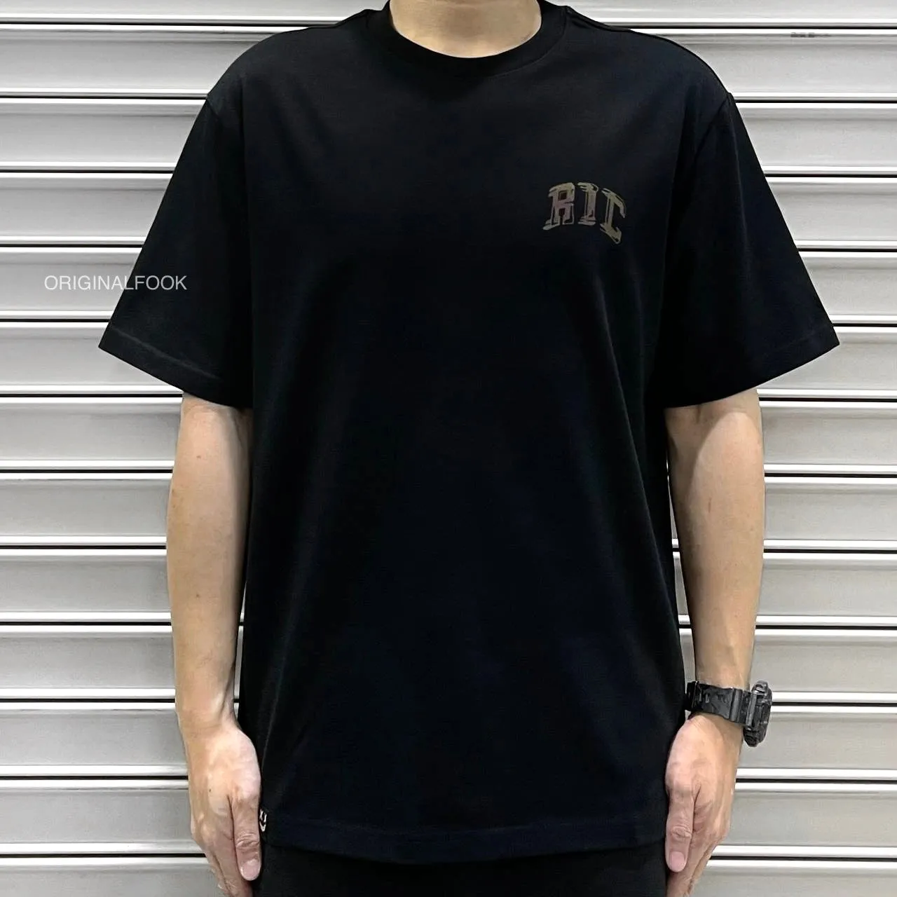 Rickyisclown [RIC] Reflective Cyborg Smiley Tee Black [R27230418C-C8]