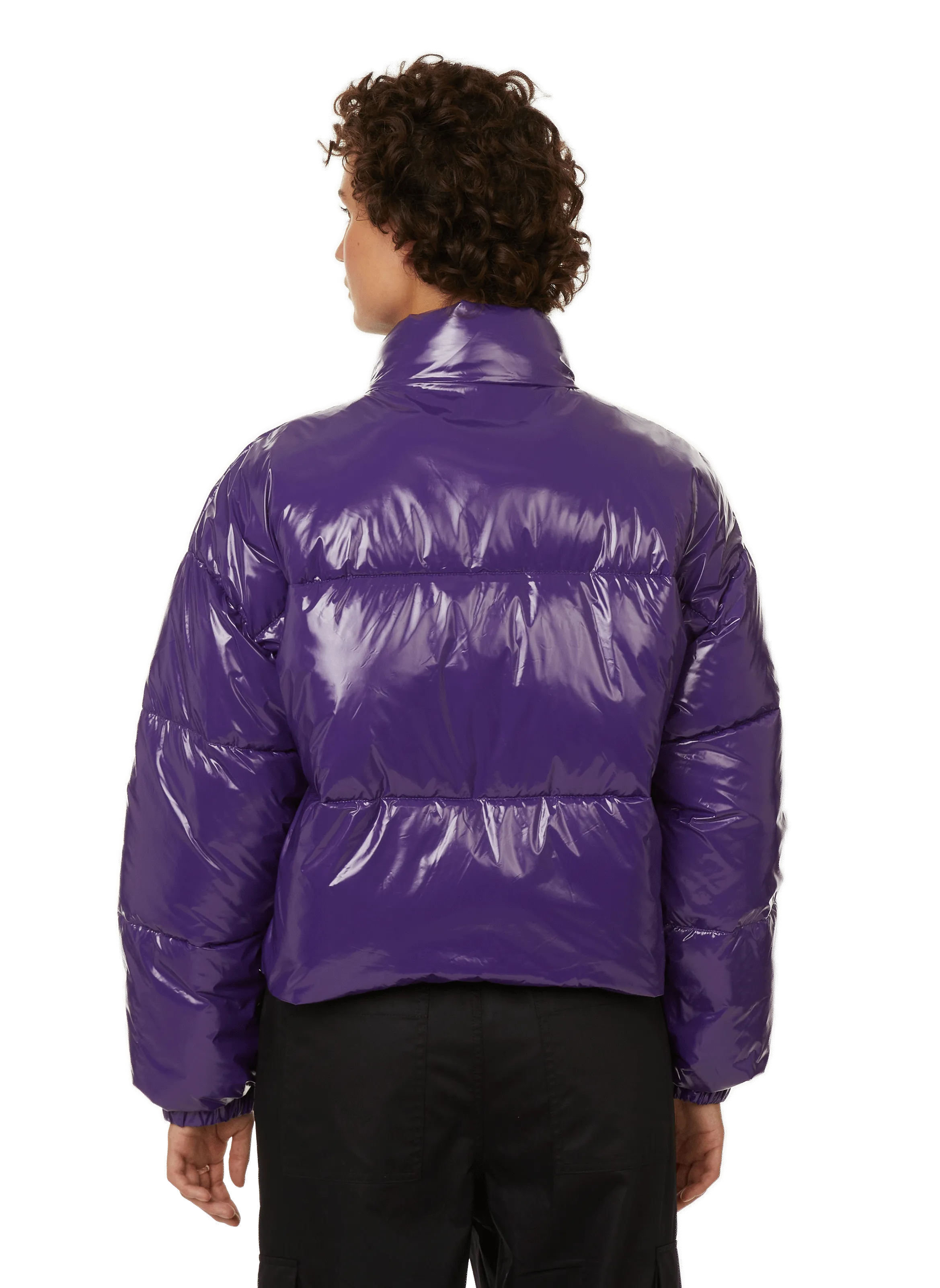 Saison 1865  Patent padded jacket - Purple