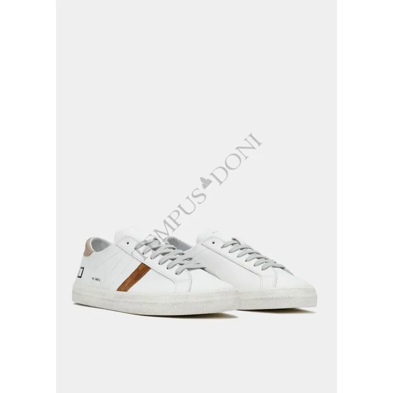 Scarpe D.A.T.E - HILL LOW VINTAGE CALF WHITE-BEIGE - UOMO - D.A.T.E. - Tempus Doni