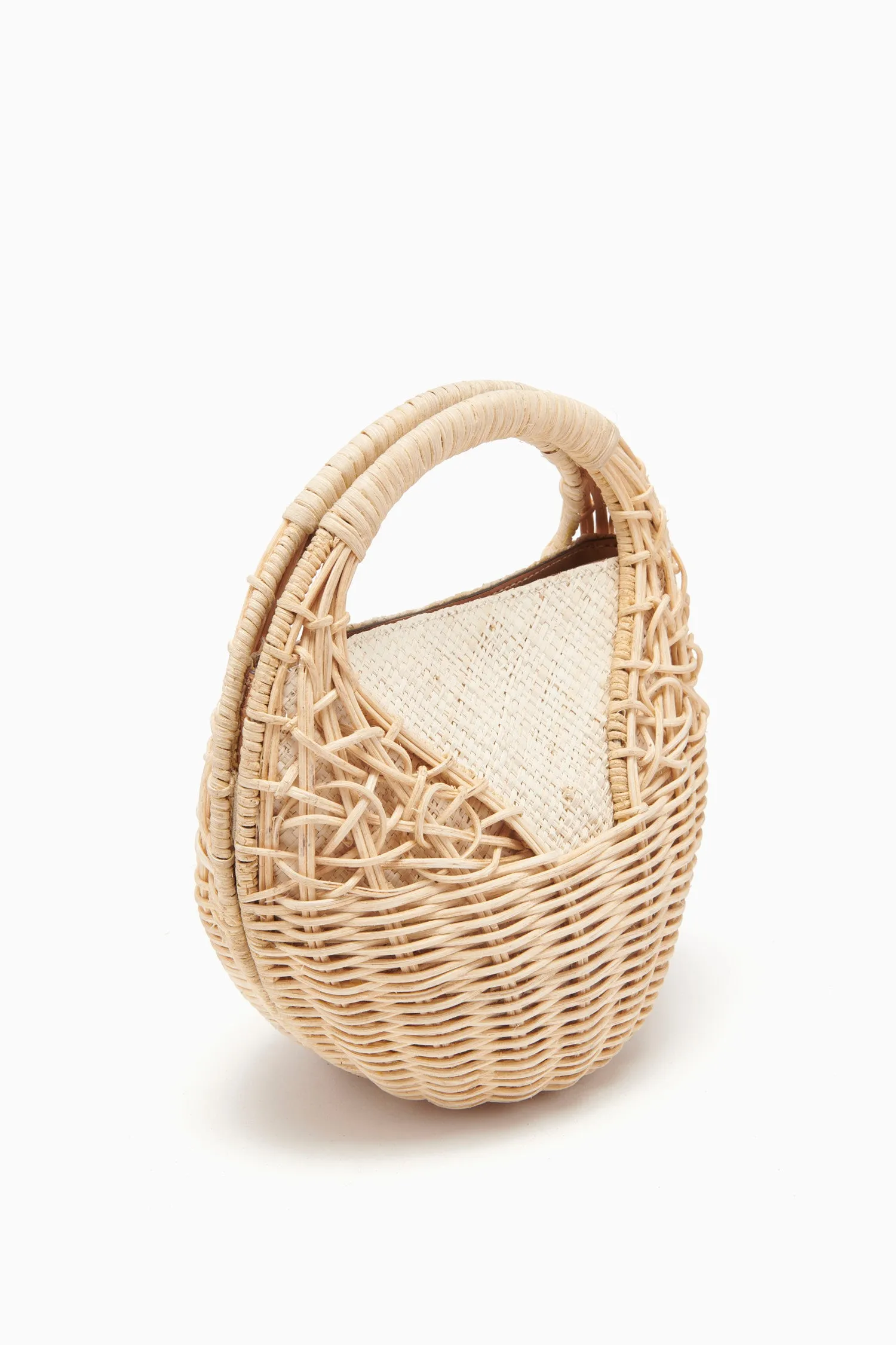 Sea Shell Wicker Bag - Natural