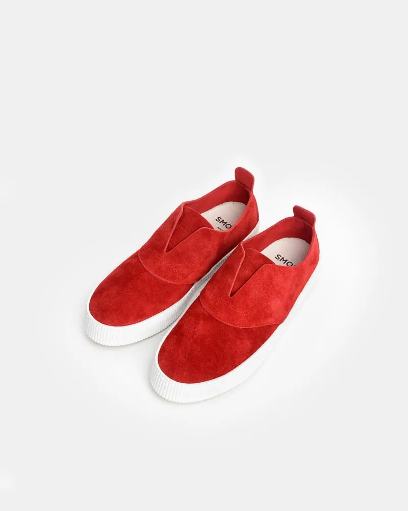 Slip On Sneaker in Signal Red