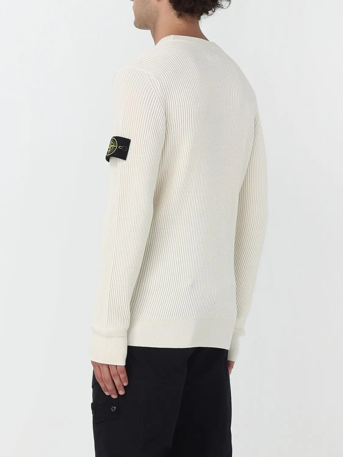 STONE ISLAND  |Crew Neck Pullovers Wool Street Style Long Sleeves Plain