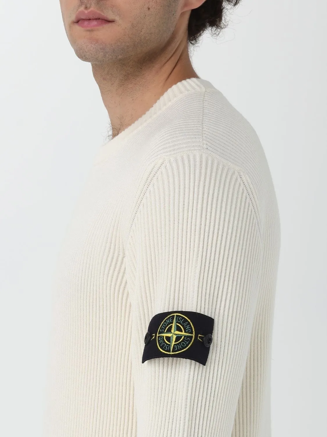 STONE ISLAND  |Crew Neck Pullovers Wool Street Style Long Sleeves Plain