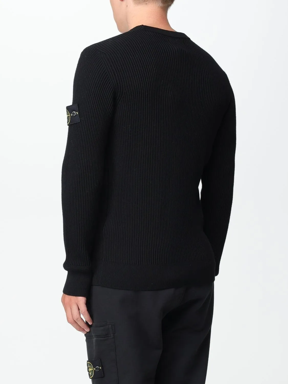 STONE ISLAND  |Crew Neck Pullovers Wool Street Style Long Sleeves Plain