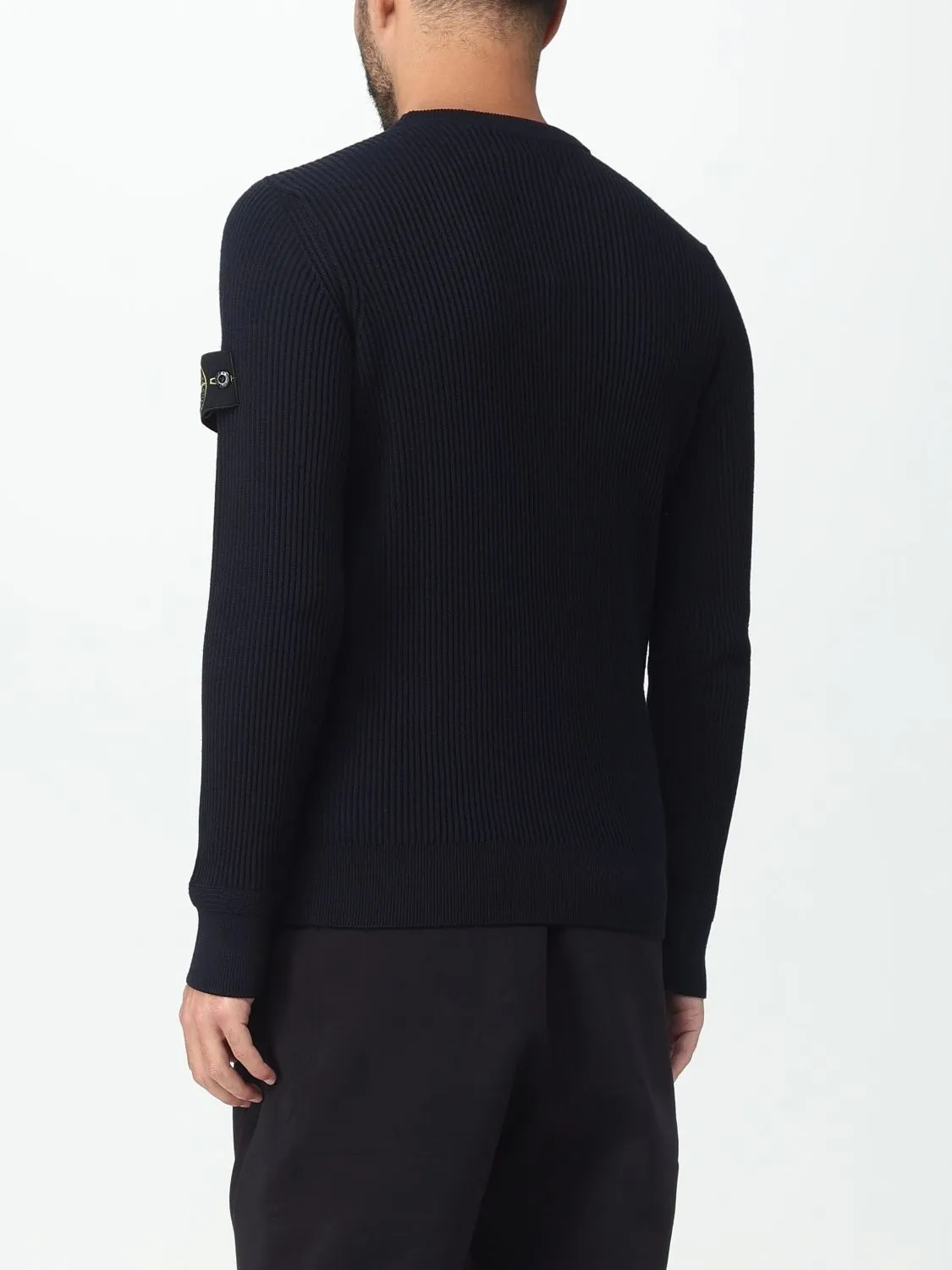 STONE ISLAND  |Crew Neck Pullovers Wool Street Style Long Sleeves Plain