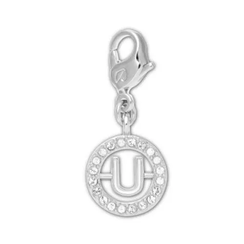 Swarovski Clear Crystal Jewelry Letter U Charm AW11 #1109750