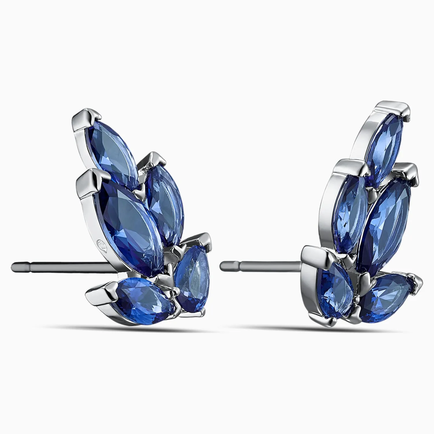 Swarovski Crystal Jewelry LOUISON STUD PIERCED EARRINGS, Blue, Rhodium -5536549