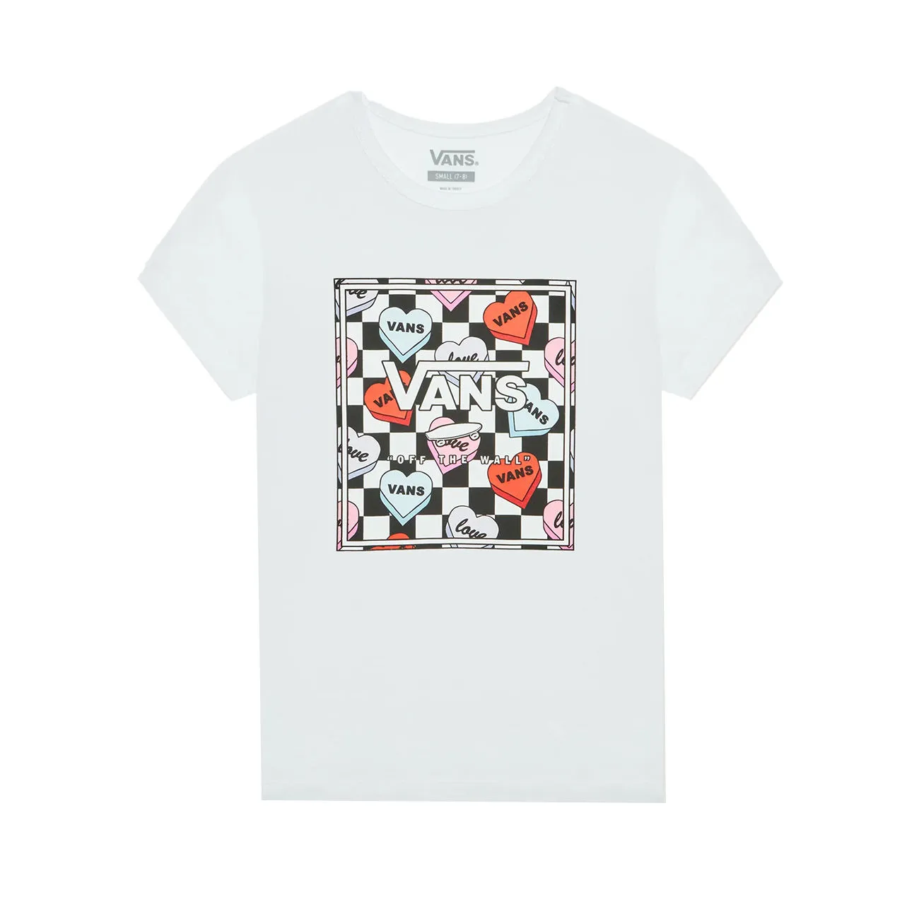 T-SHIRT CANDY HEARTS Bimba White