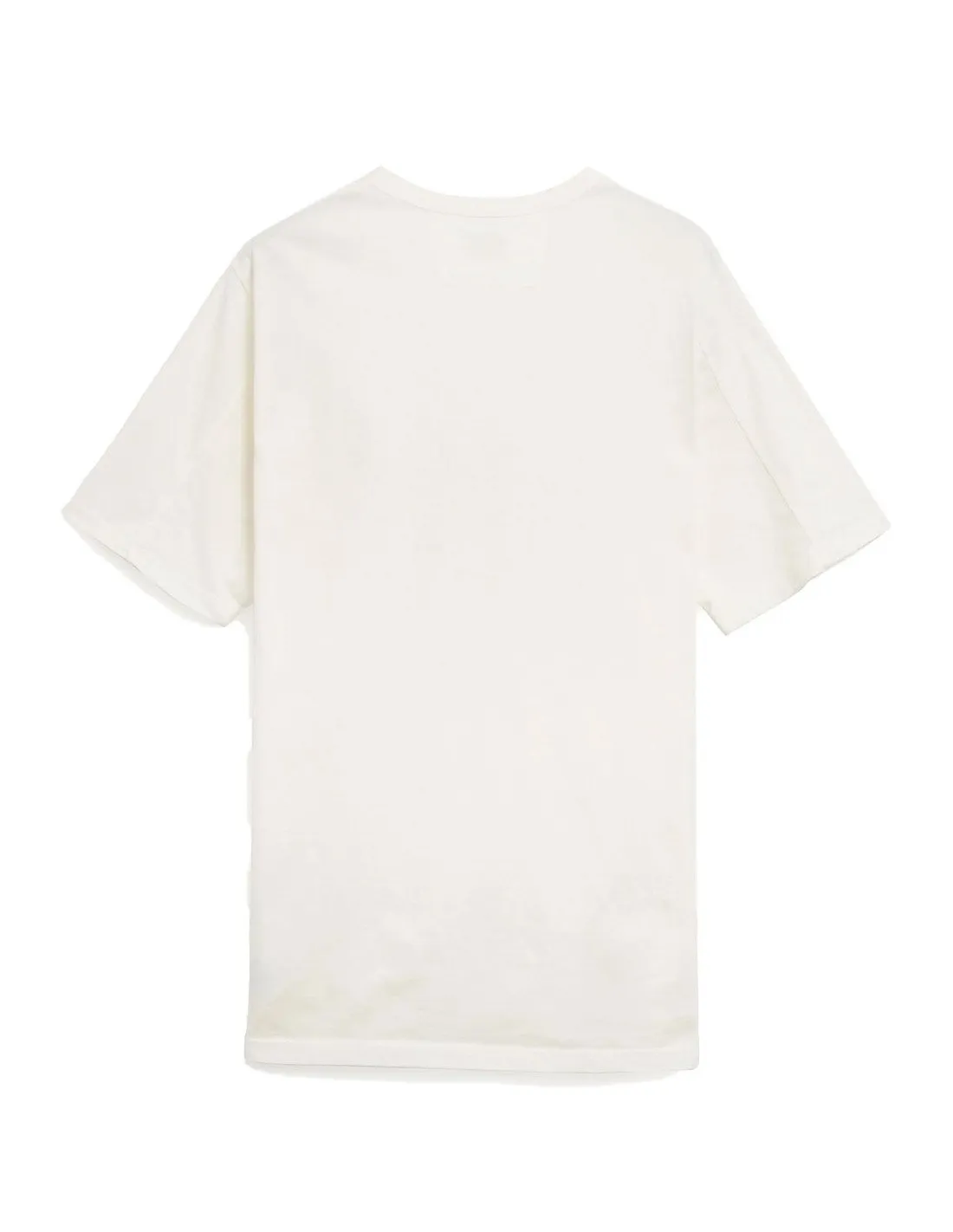 T-shirt C.P. Company uomo 16CMTS085A resist dyed logo gauze white