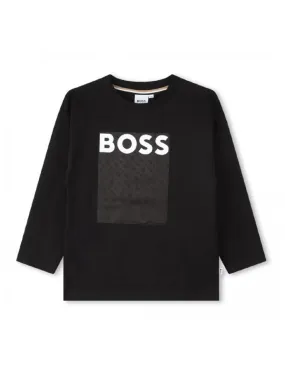 T-shirt Hugo Boss Bimbo J25O75 nera