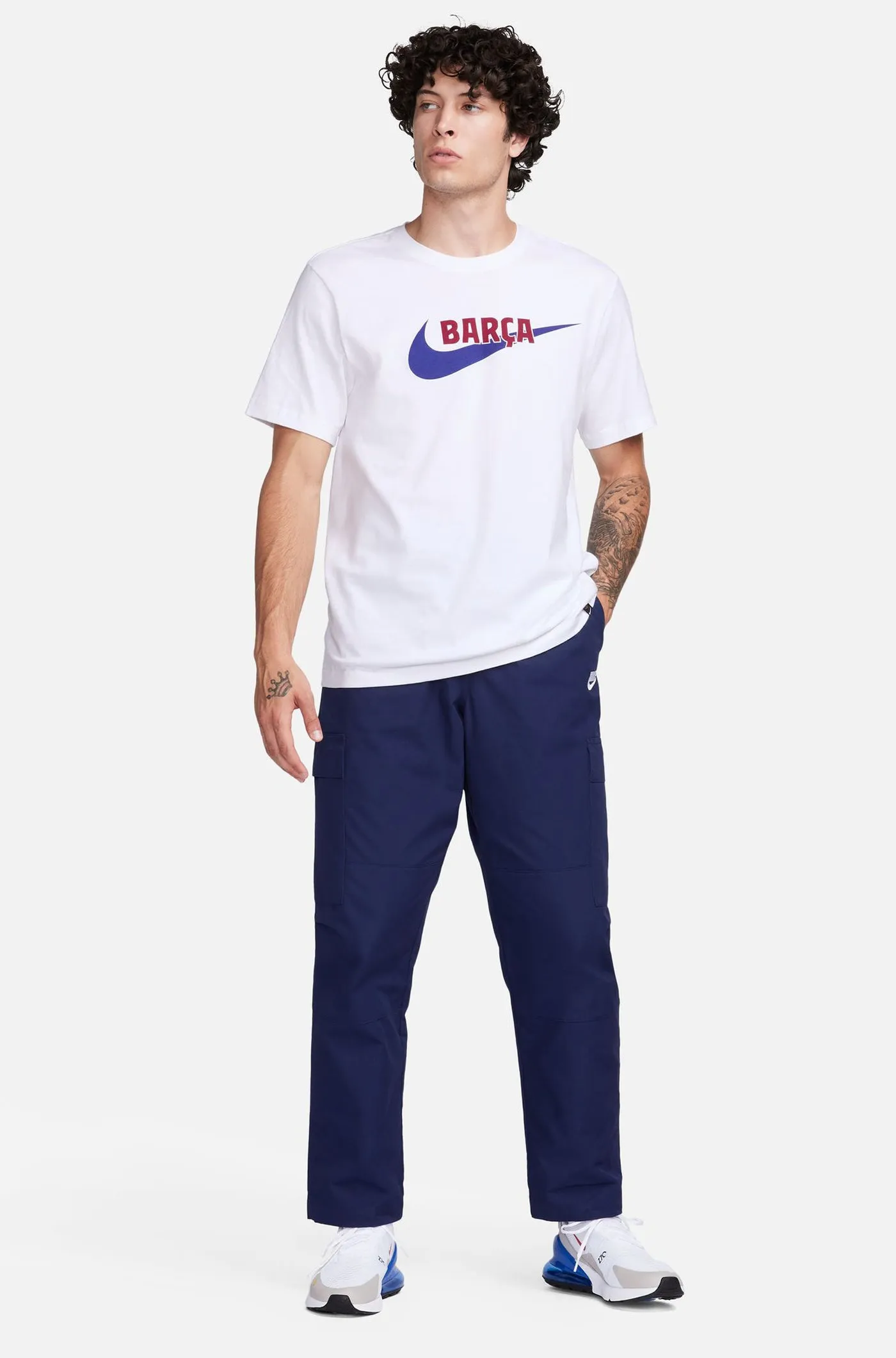 T-shirt white Bara Nike