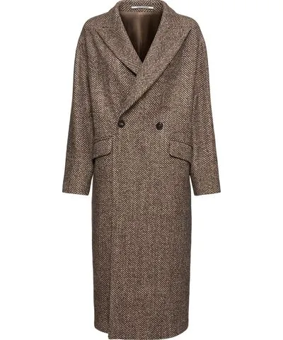 TAGLIATORE 0205 Linden Double Breast Wool Blend Coat