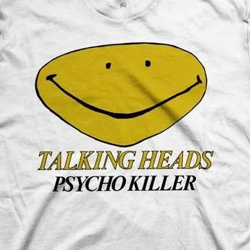 Talking Heads Psycho Killer on White