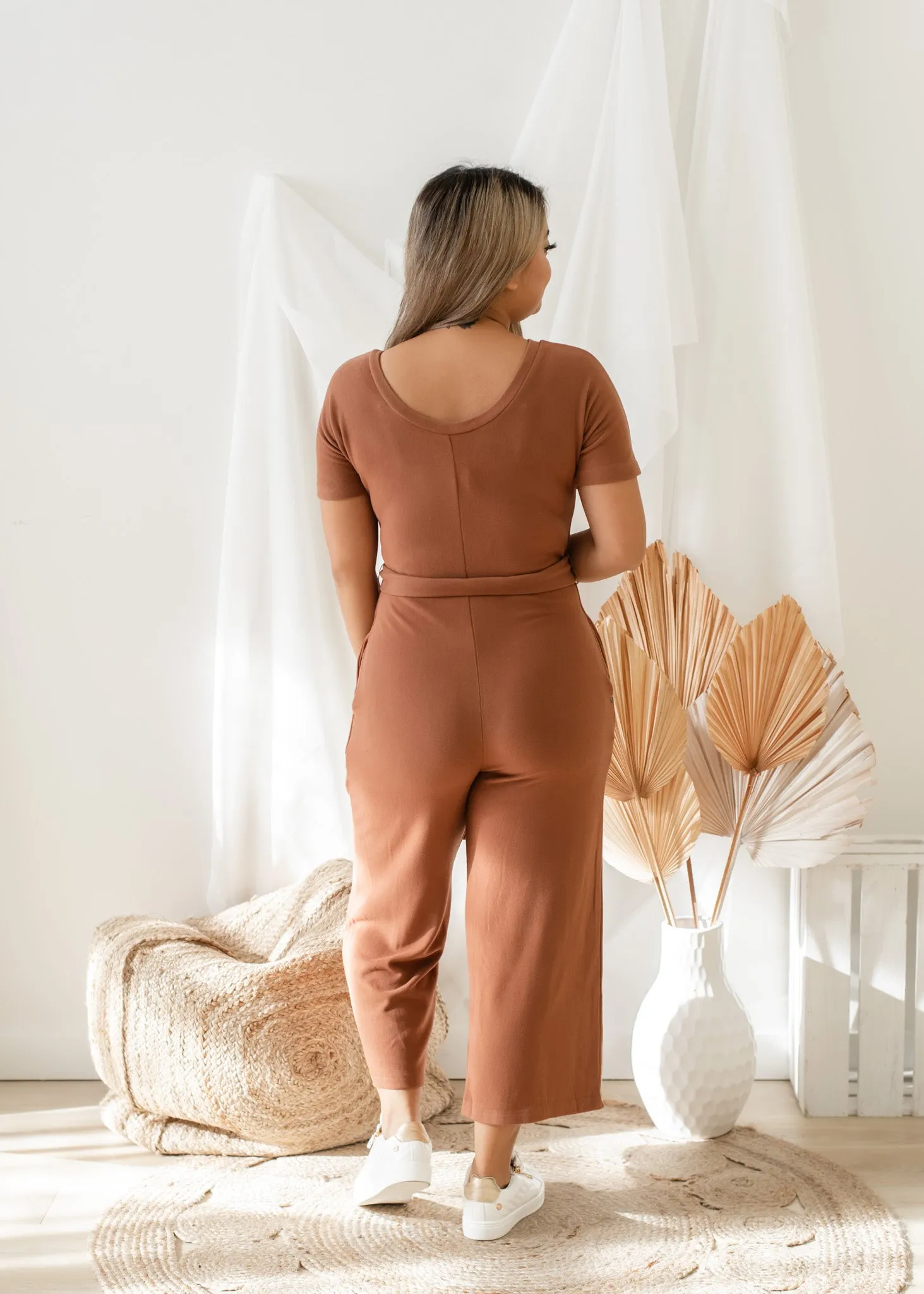 The Jonie Brushed Jersey Jumpsuit