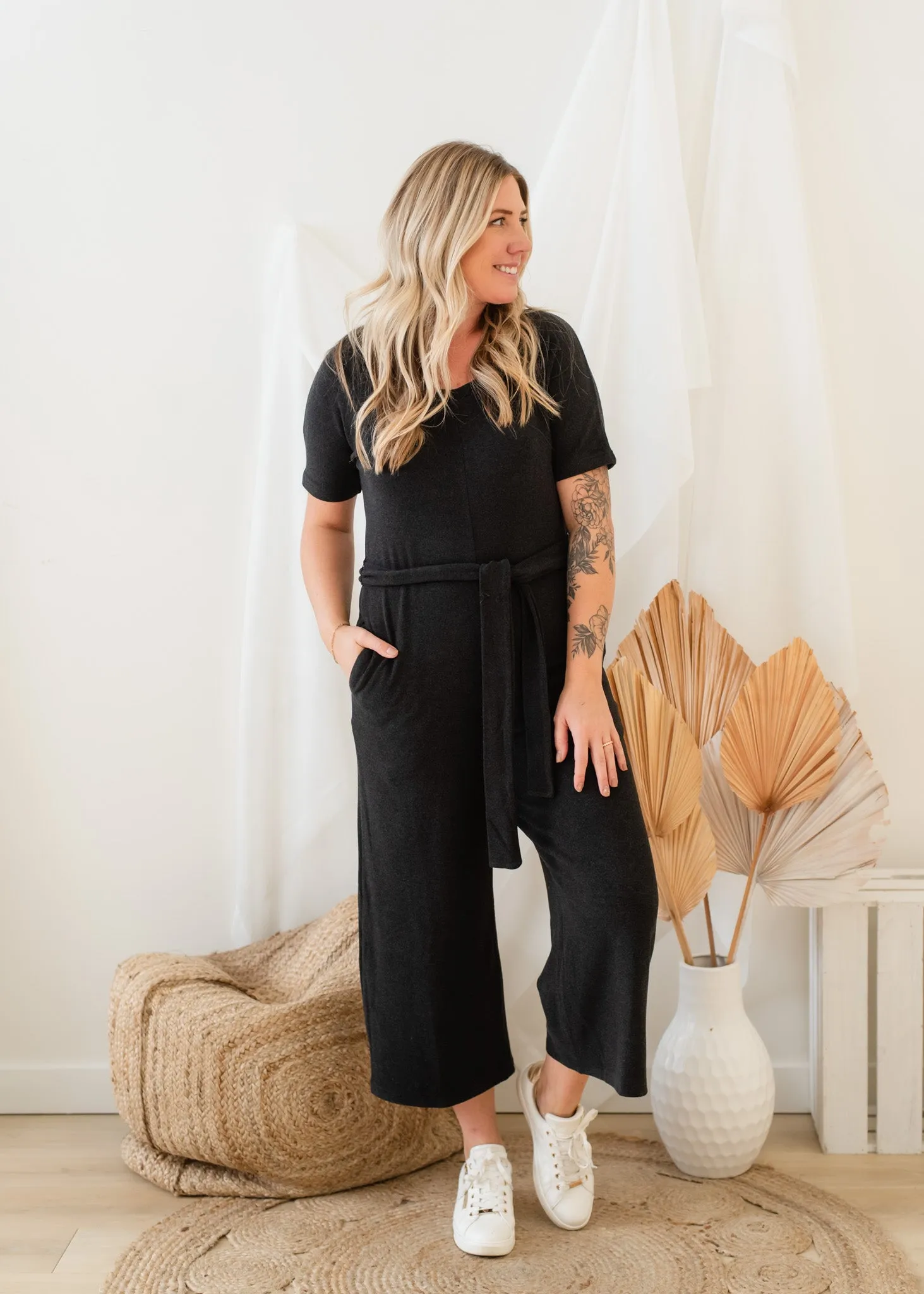 The Jonie Brushed Jersey Jumpsuit