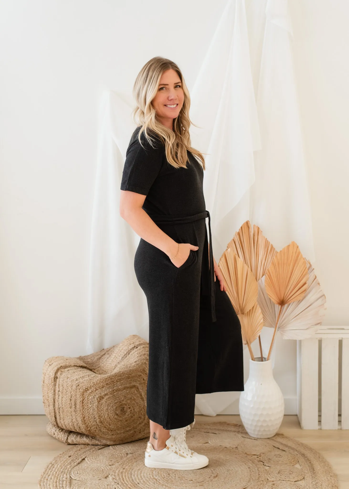 The Jonie Brushed Jersey Jumpsuit