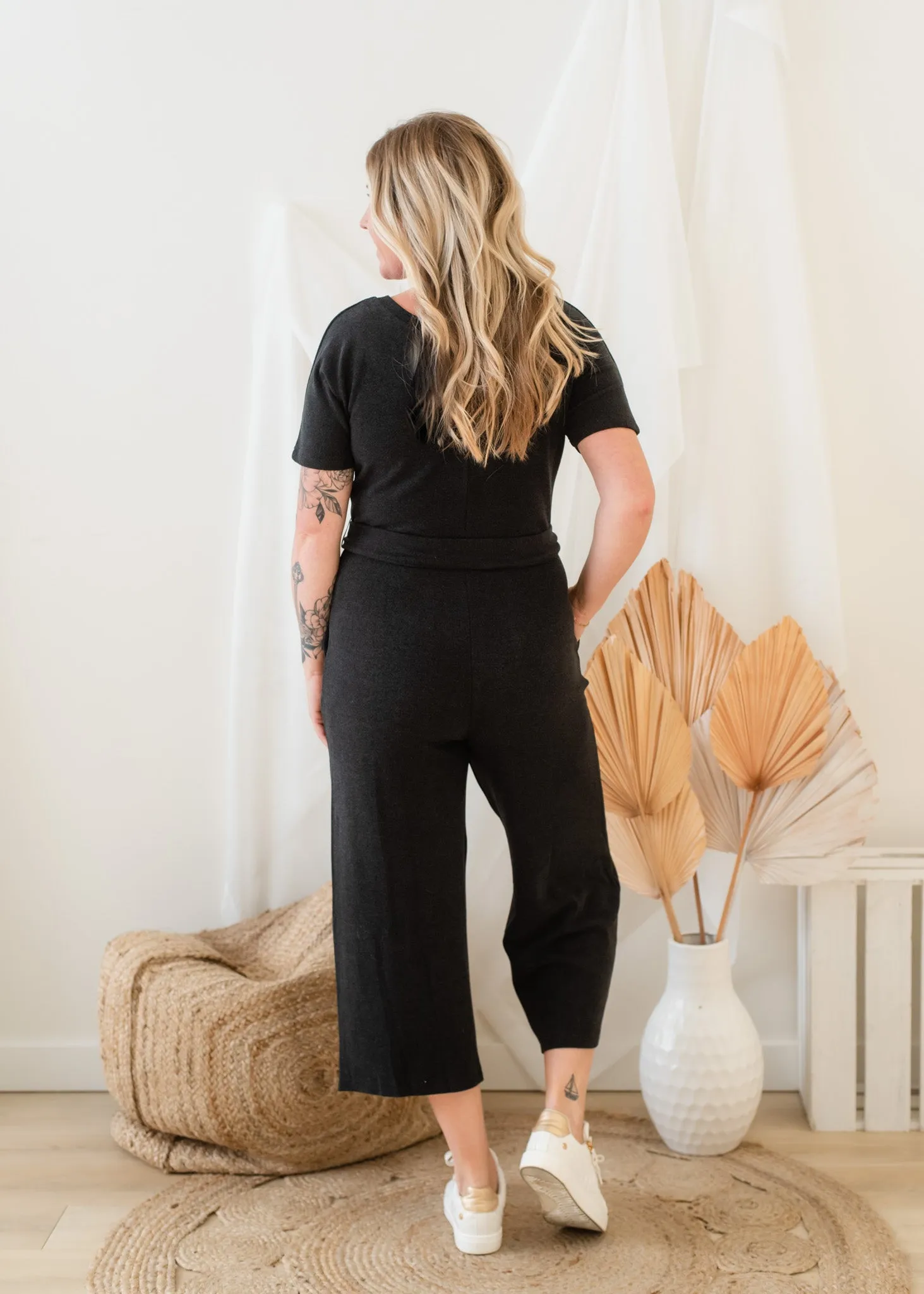 The Jonie Brushed Jersey Jumpsuit