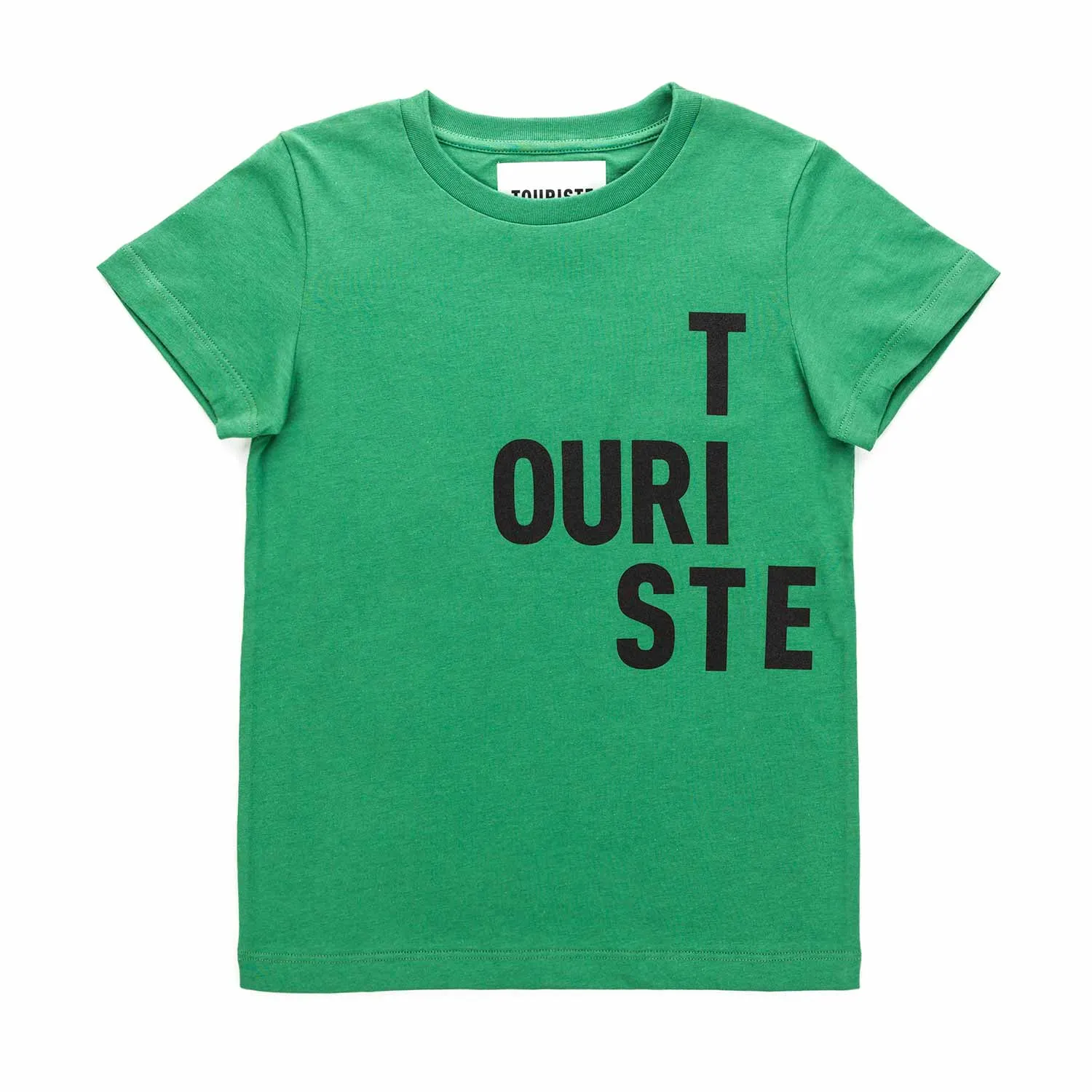 Touriste Unisex Green T-Shirt With Logo