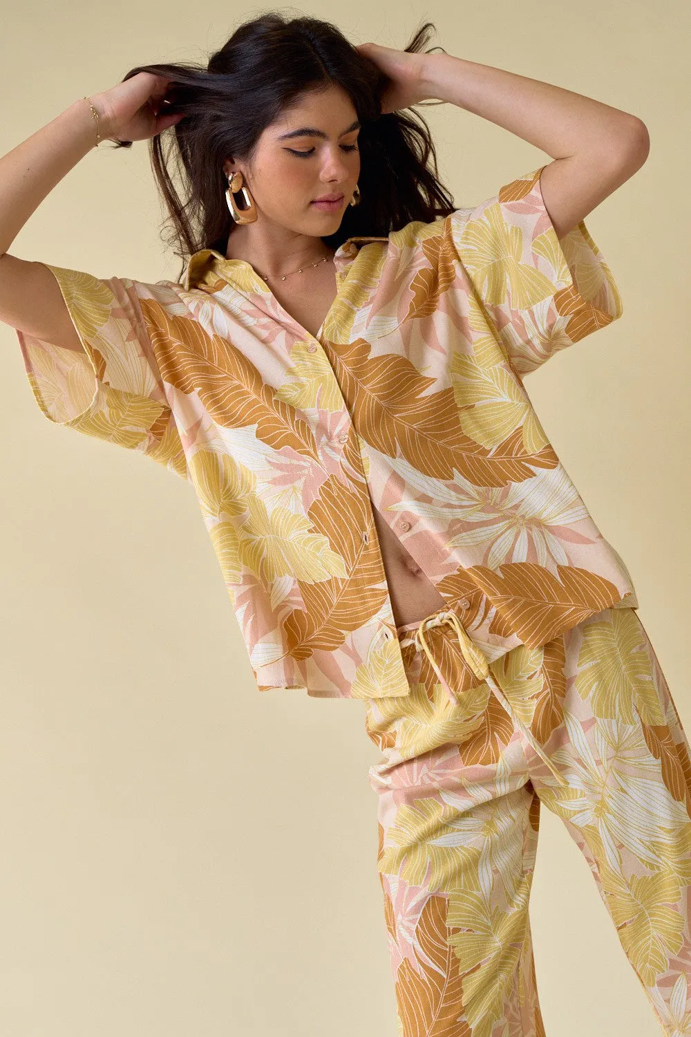 Tropical Linen Shirt