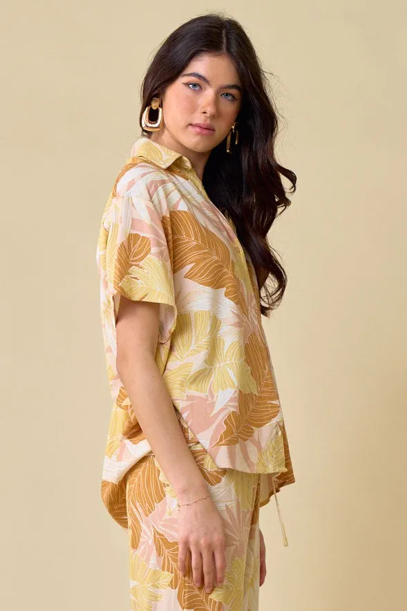 Tropical Linen Shirt