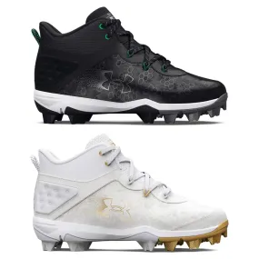 Under Armour Harper 8 Mid RM JR Youth Baseball Cleats - 3026597