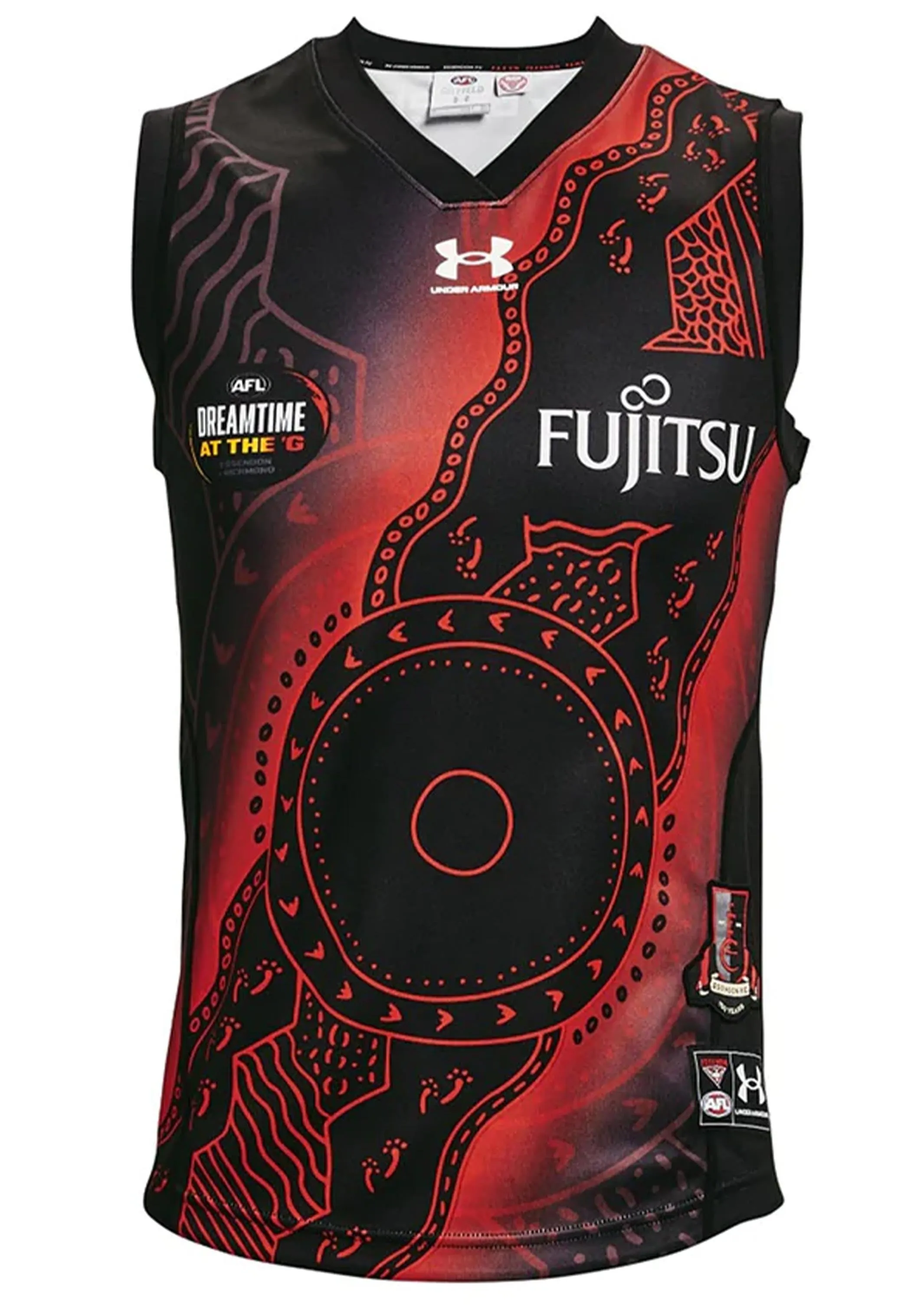 Under Armour Mens Essendon Indigenous Guernsey  1374349 004