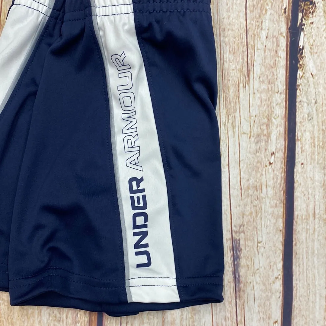 UNDER ARMOUR NAVY/WHITE LEAD SHORT