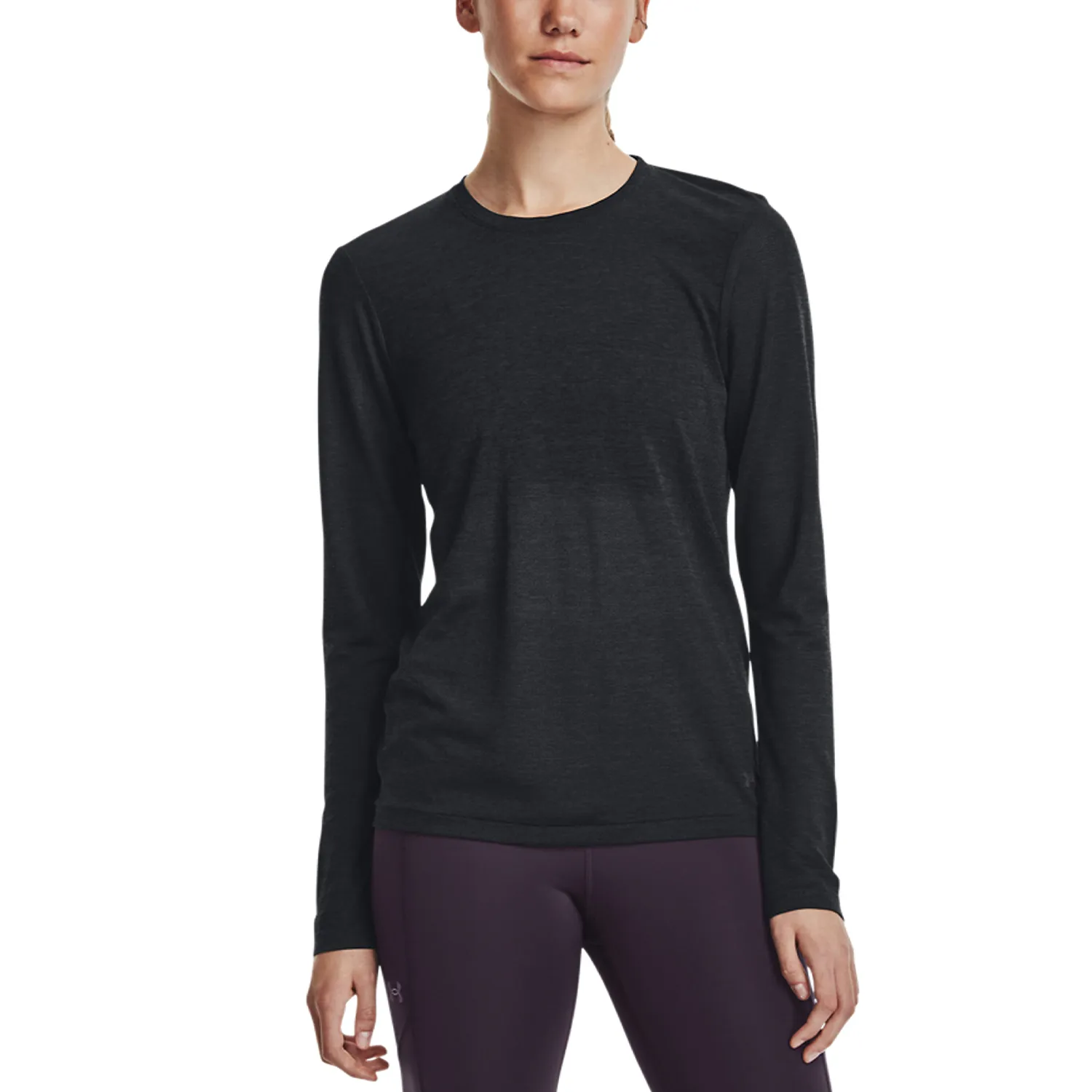 Under Armour Seamless Stride Maglia  Black/Reflective