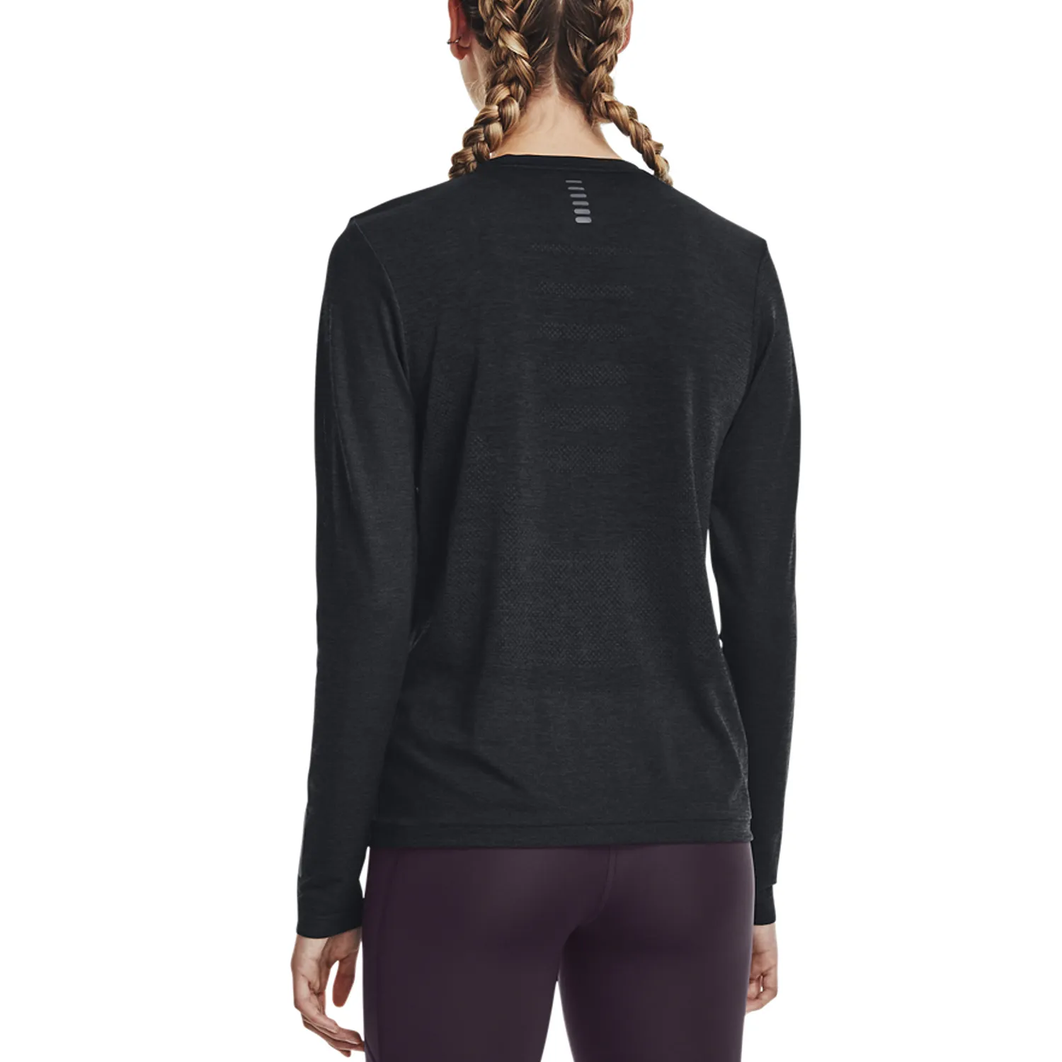 Under Armour Seamless Stride Maglia  Black/Reflective