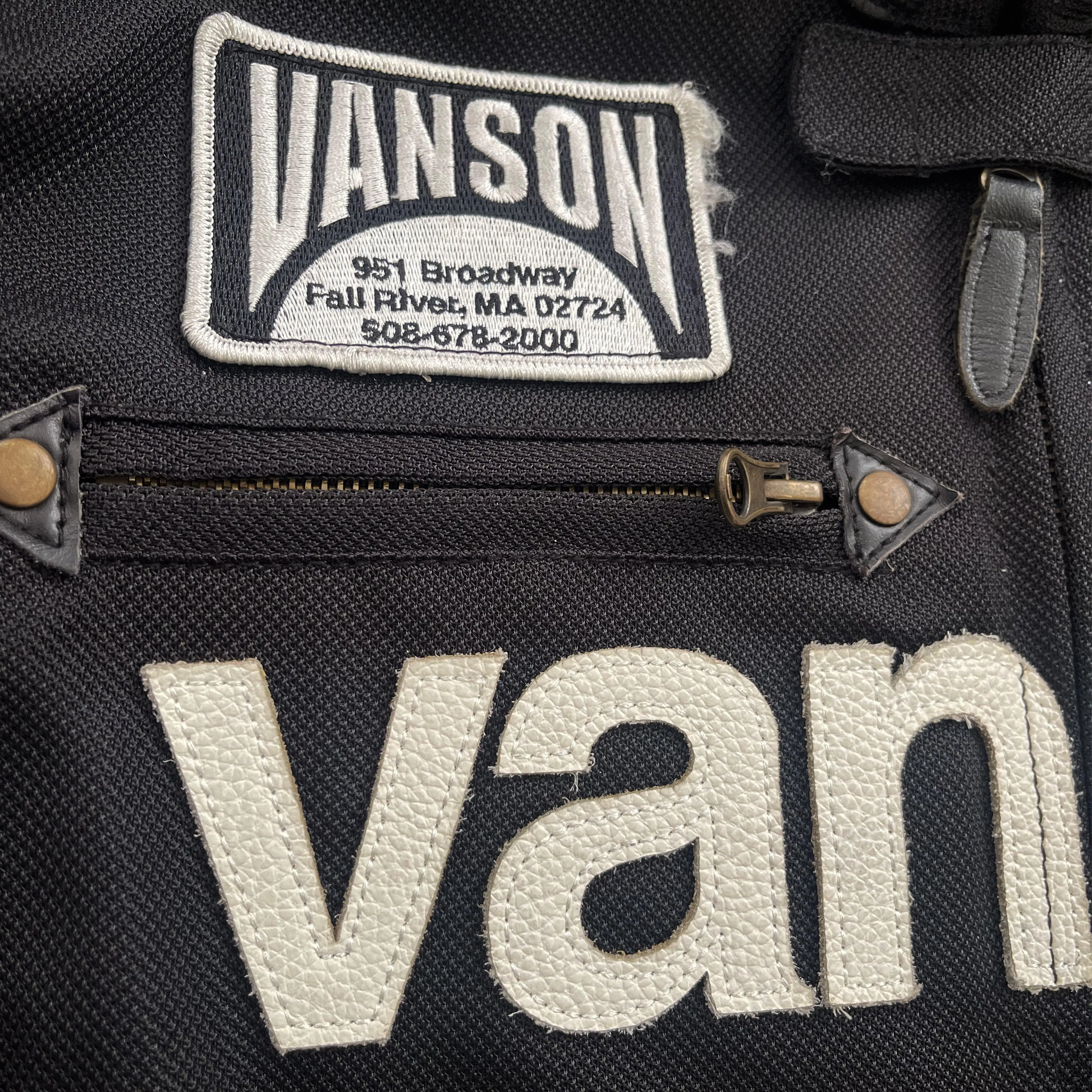 Vanson Leathers Motorcycle Mesh Racer Jacket