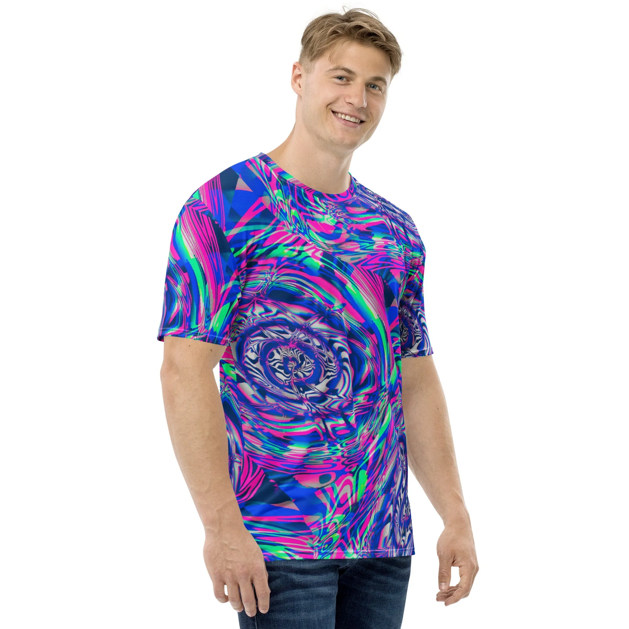 Vaporwave Fractal Melt Unisex T-Shirt