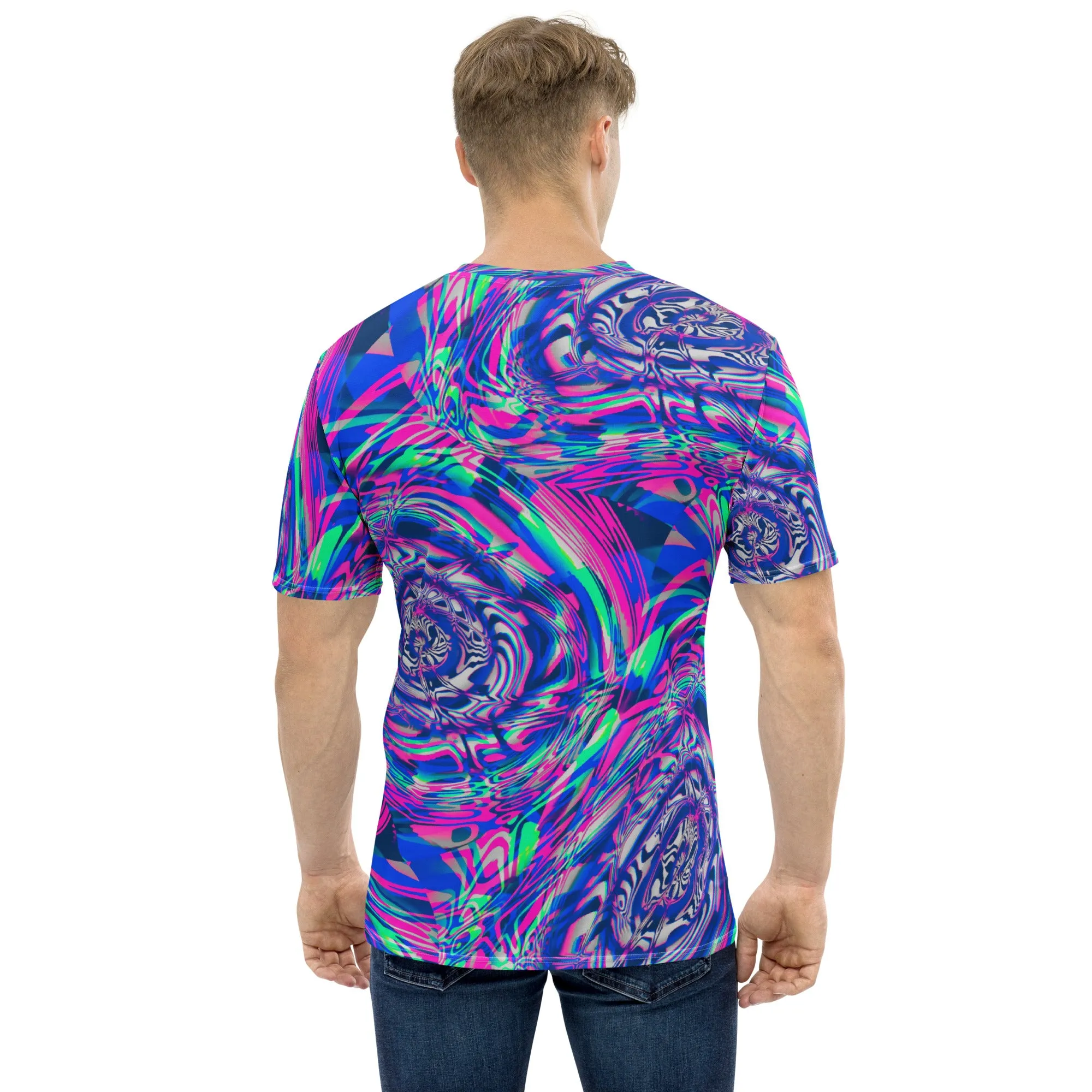 Vaporwave Fractal Melt Unisex T-Shirt