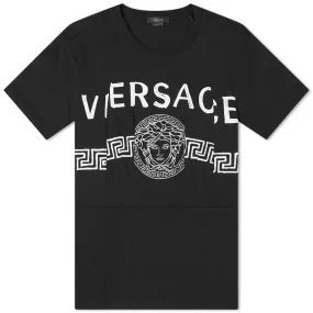 Versace Sketch Logo T-ShirtBlack & White