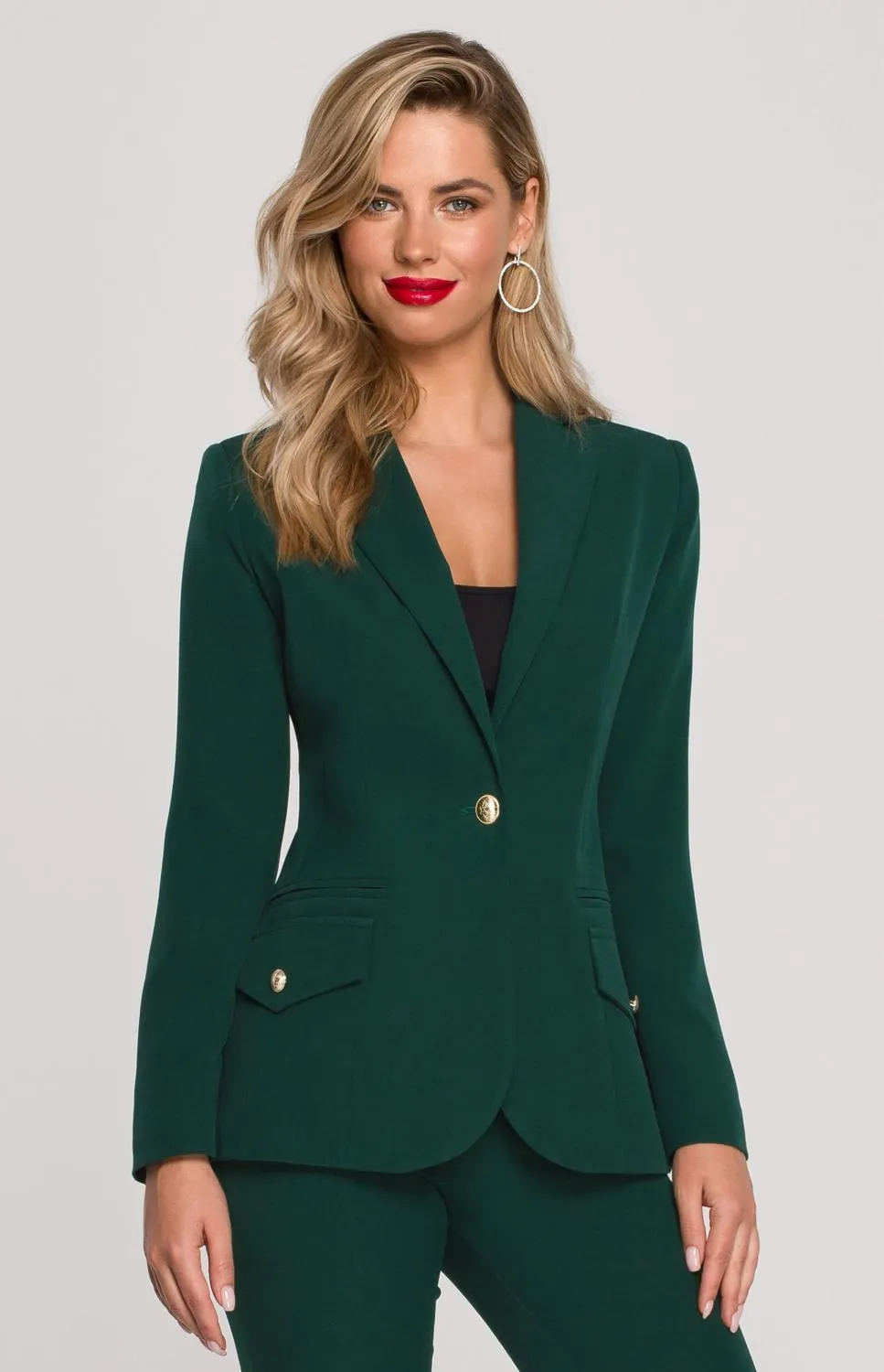 Veste blazer verte